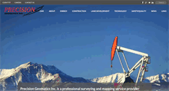 Desktop Screenshot of precisiongeo.ca