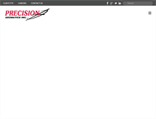 Tablet Screenshot of precisiongeo.ca